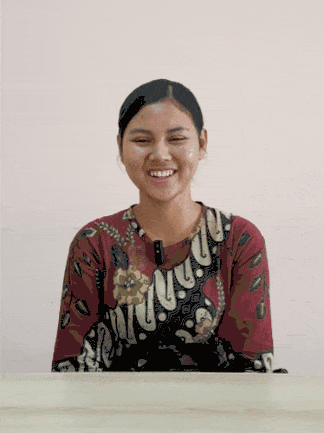 Kak Dini saat tanya jawab dengan MinGM